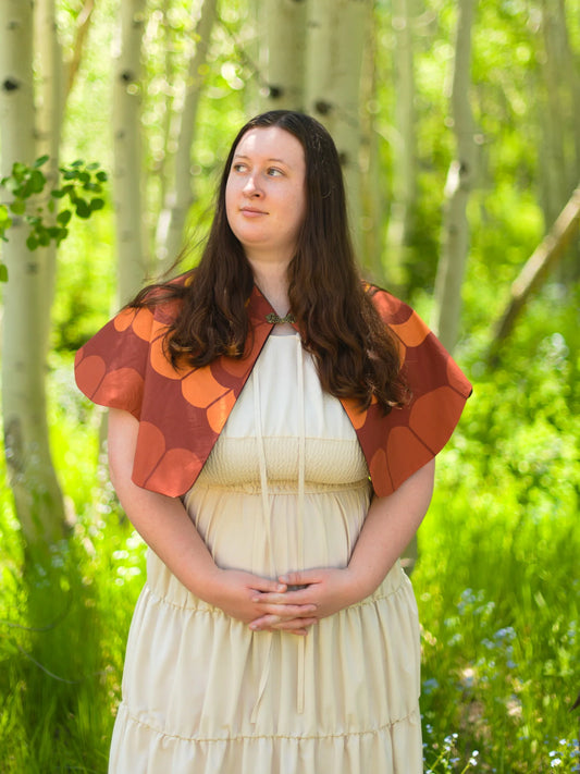 Emperor Moth Wings Shawl